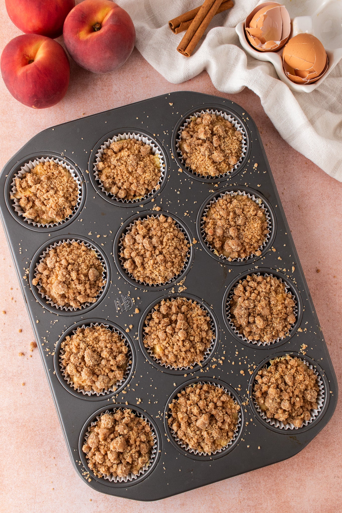 Peach Streusel Muffins- Exclusive