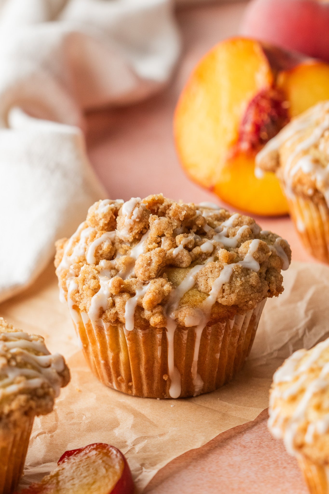 Peach Streusel Muffins- Exclusive
