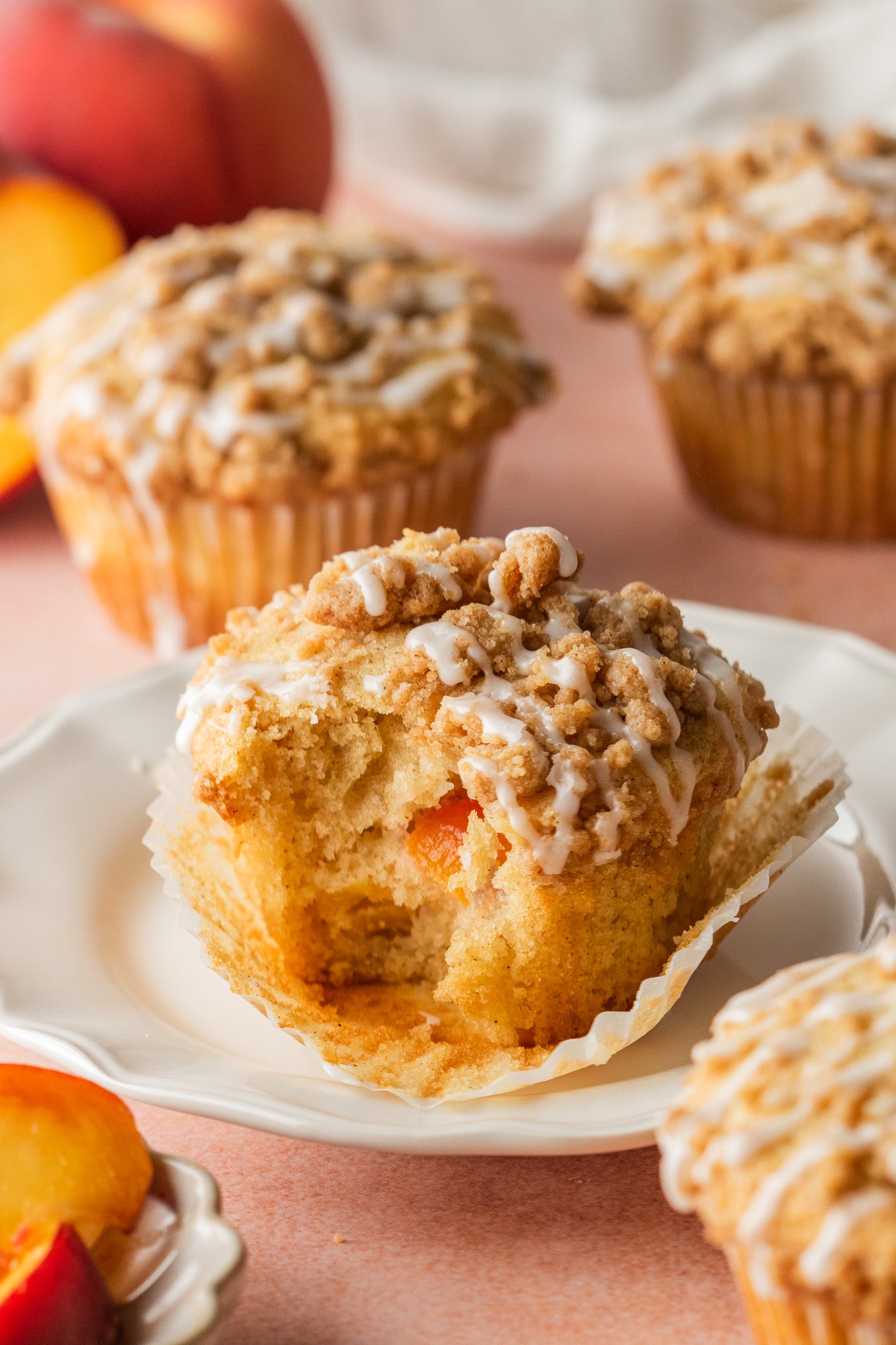 Peach Streusel Muffins- Exclusive
