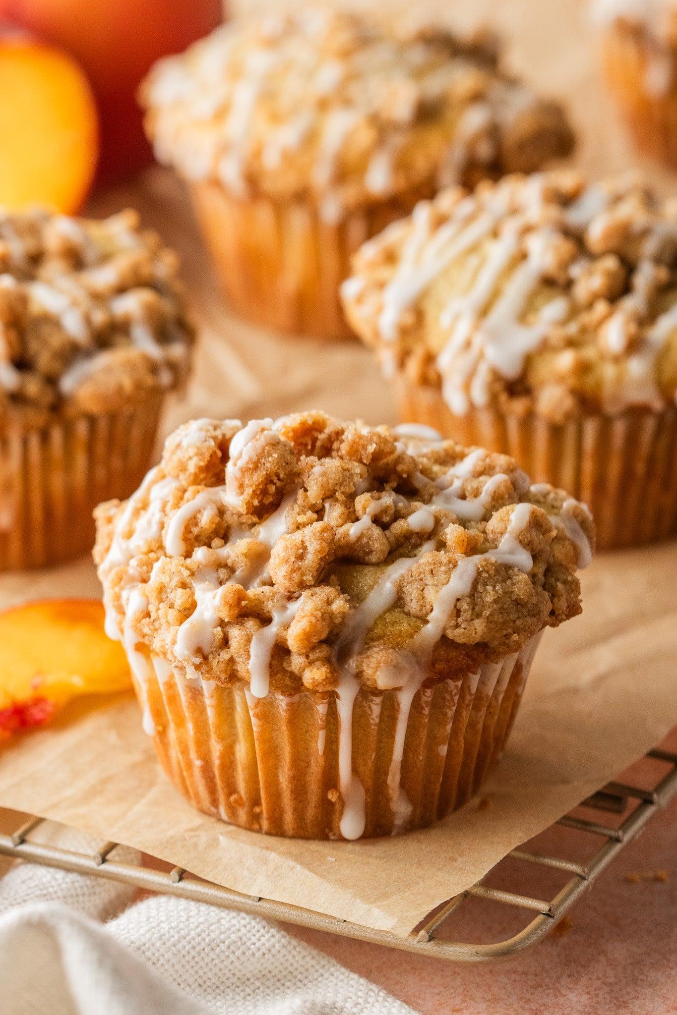 Peach Streusel Muffins- Exclusive