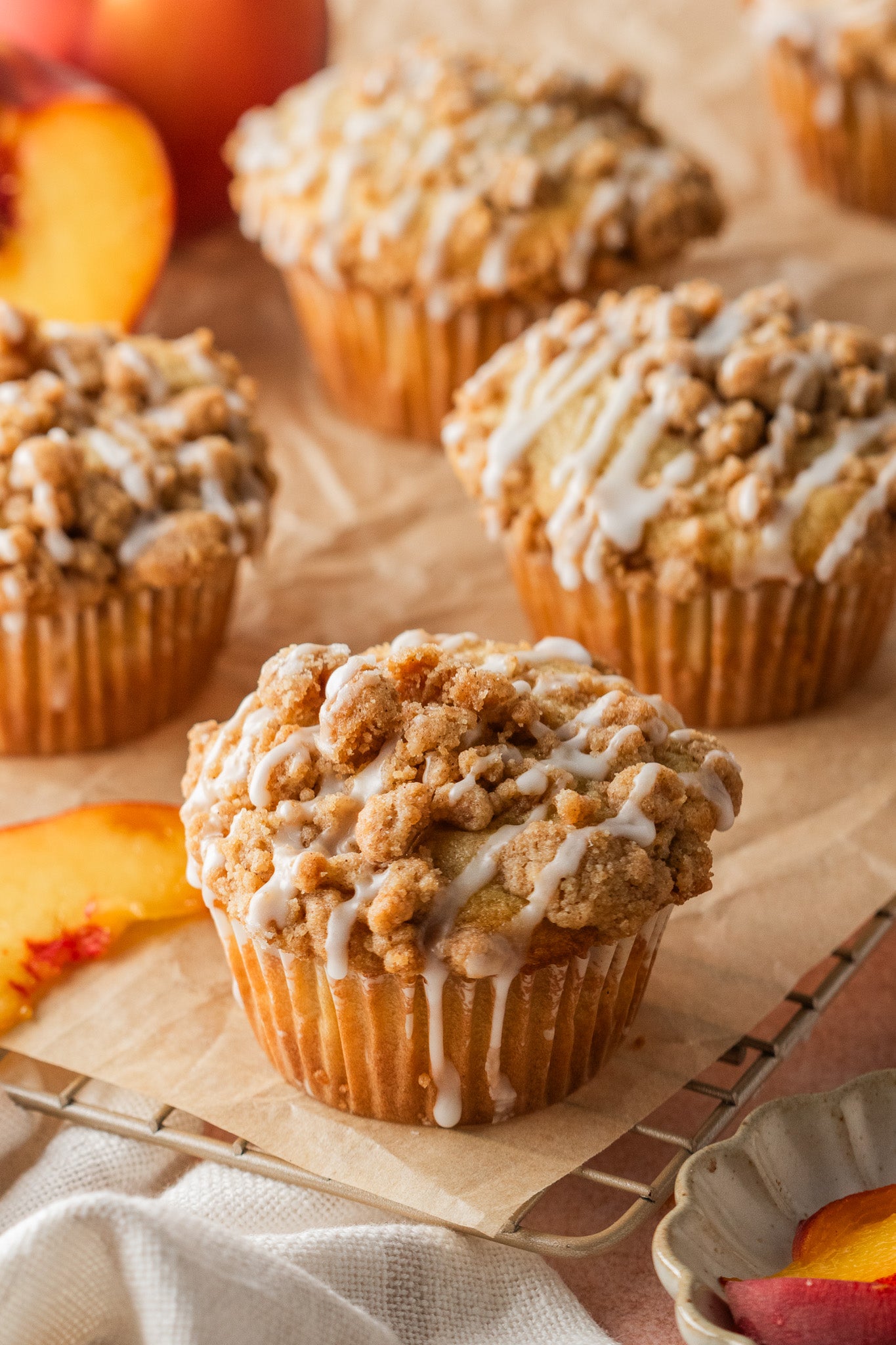 Peach Streusel Muffins- Exclusive