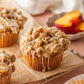 Peach Streusel Muffins- Exclusive