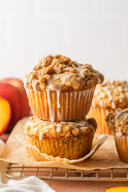Peach Streusel Muffins- Exclusive