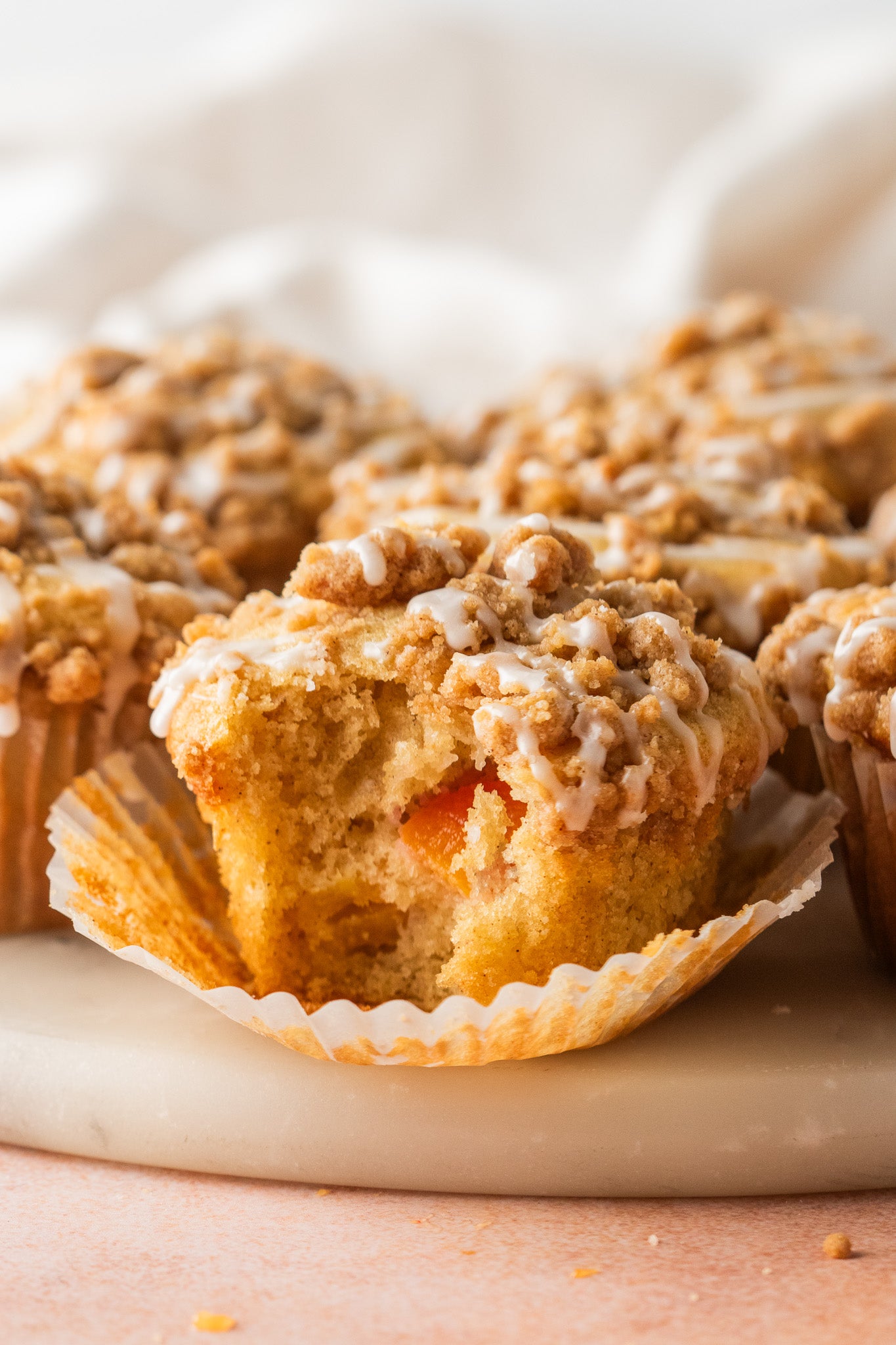 Peach Streusel Muffins- Exclusive
