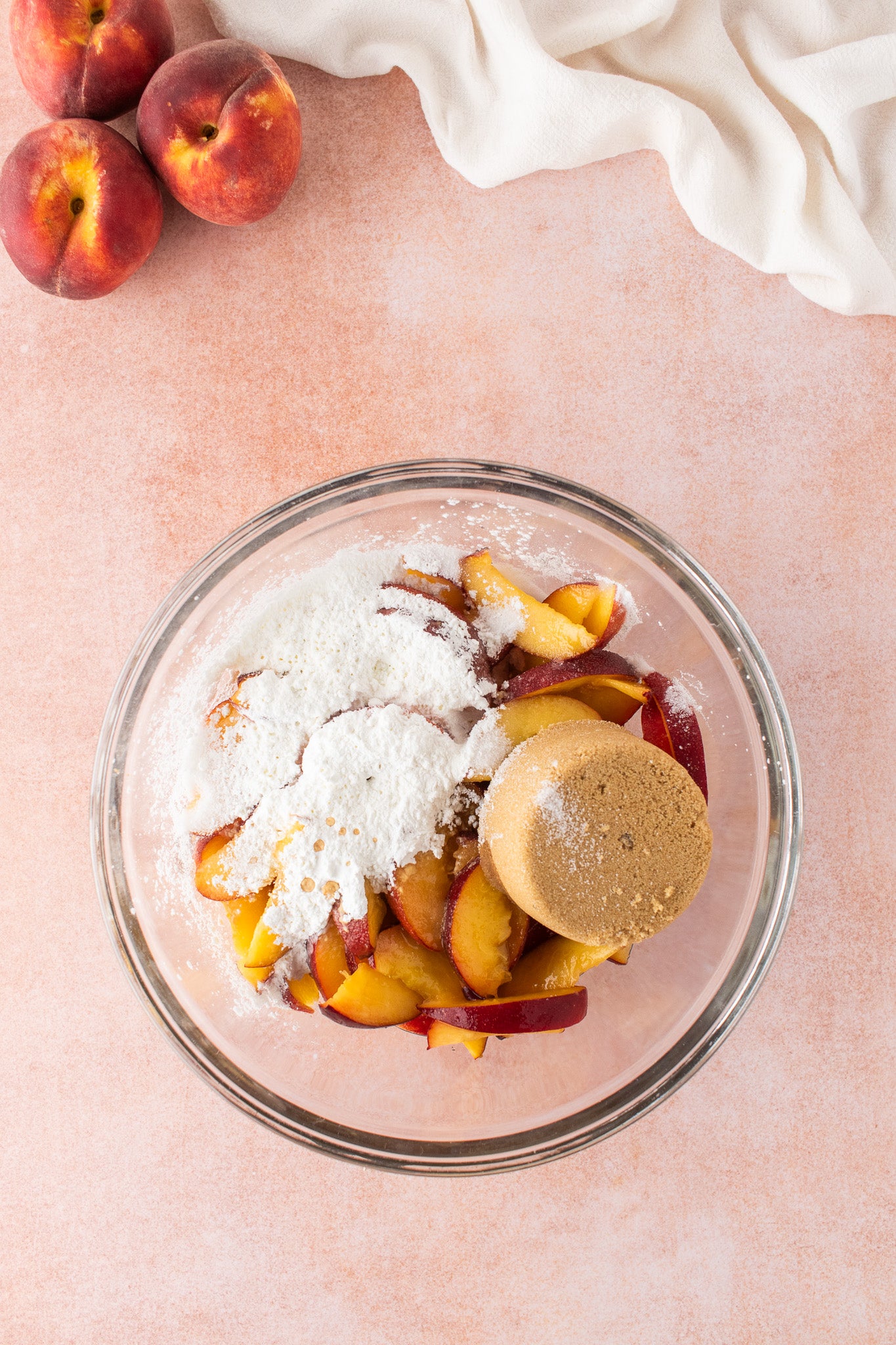 Brown Sugar Peach Crumble Pie- Exclusive