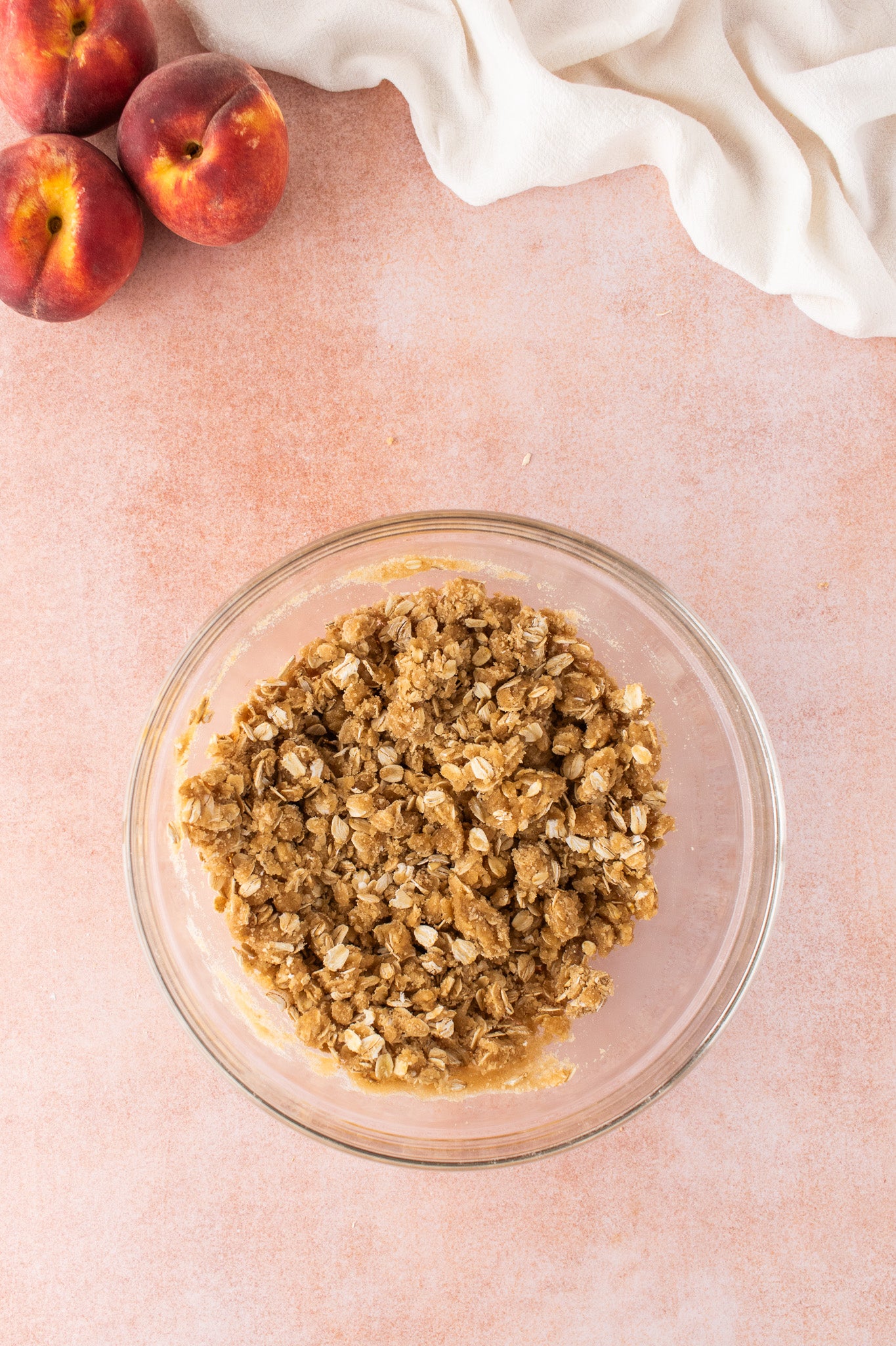 Brown Sugar Peach Crumble Pie- Exclusive