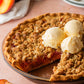 Brown Sugar Peach Crumble Pie- Exclusive