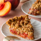 Brown Sugar Peach Crumble Pie- Exclusive