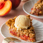 Brown Sugar Peach Crumble Pie- Exclusive