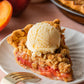 Brown Sugar Peach Crumble Pie- Exclusive