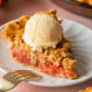 Brown Sugar Peach Crumble Pie- Exclusive