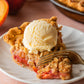 Brown Sugar Peach Crumble Pie- Exclusive
