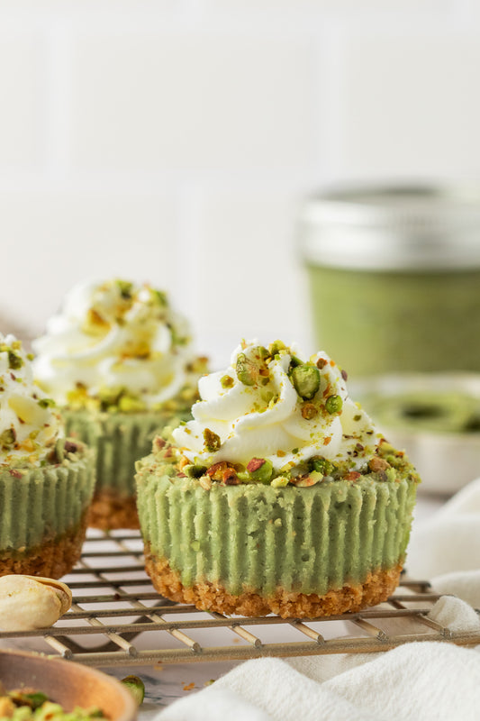 Mini Pistachio Cheesecakes- Exclusive
