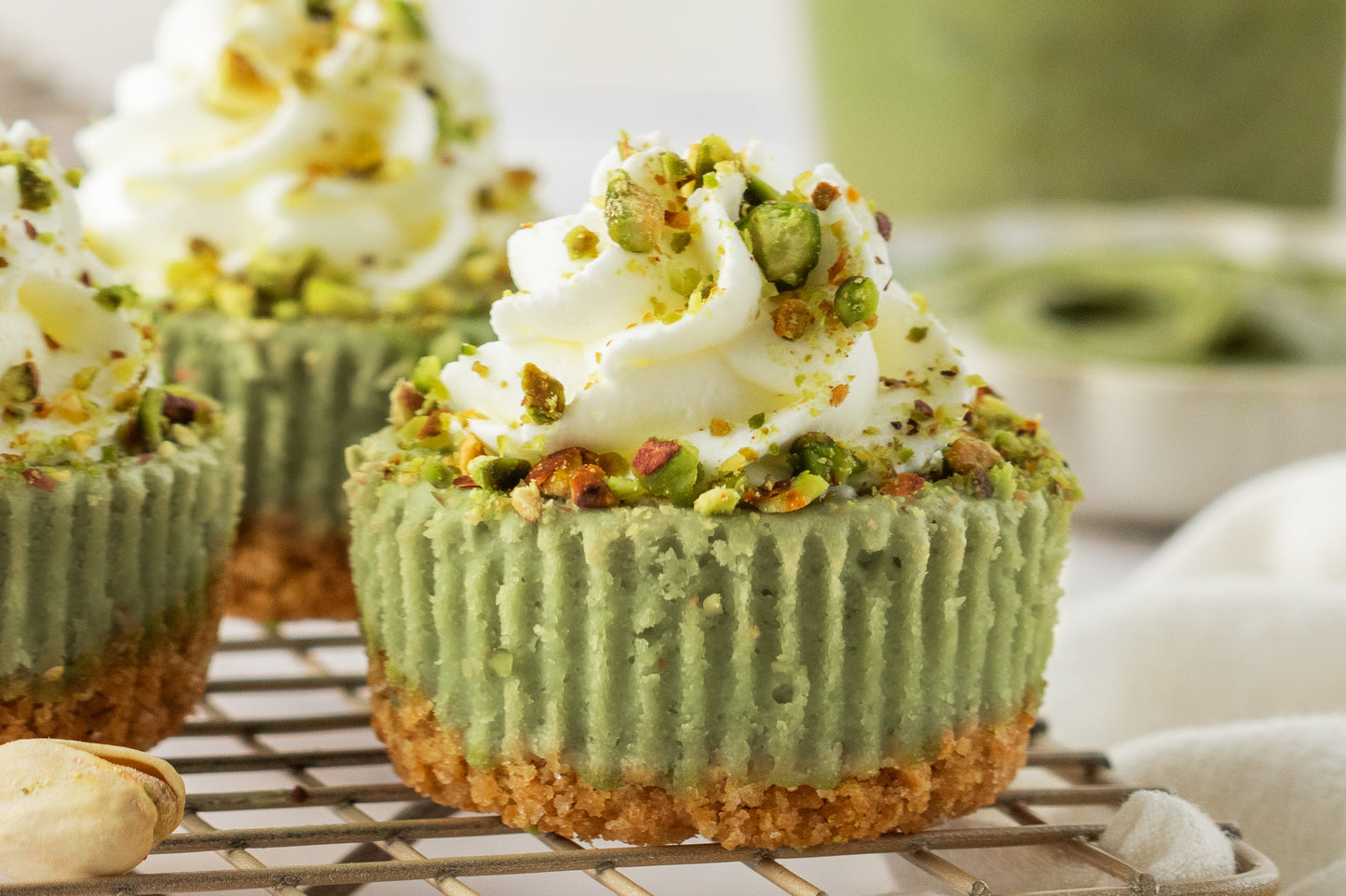 Mini Pistachio Cheesecakes- Exclusive