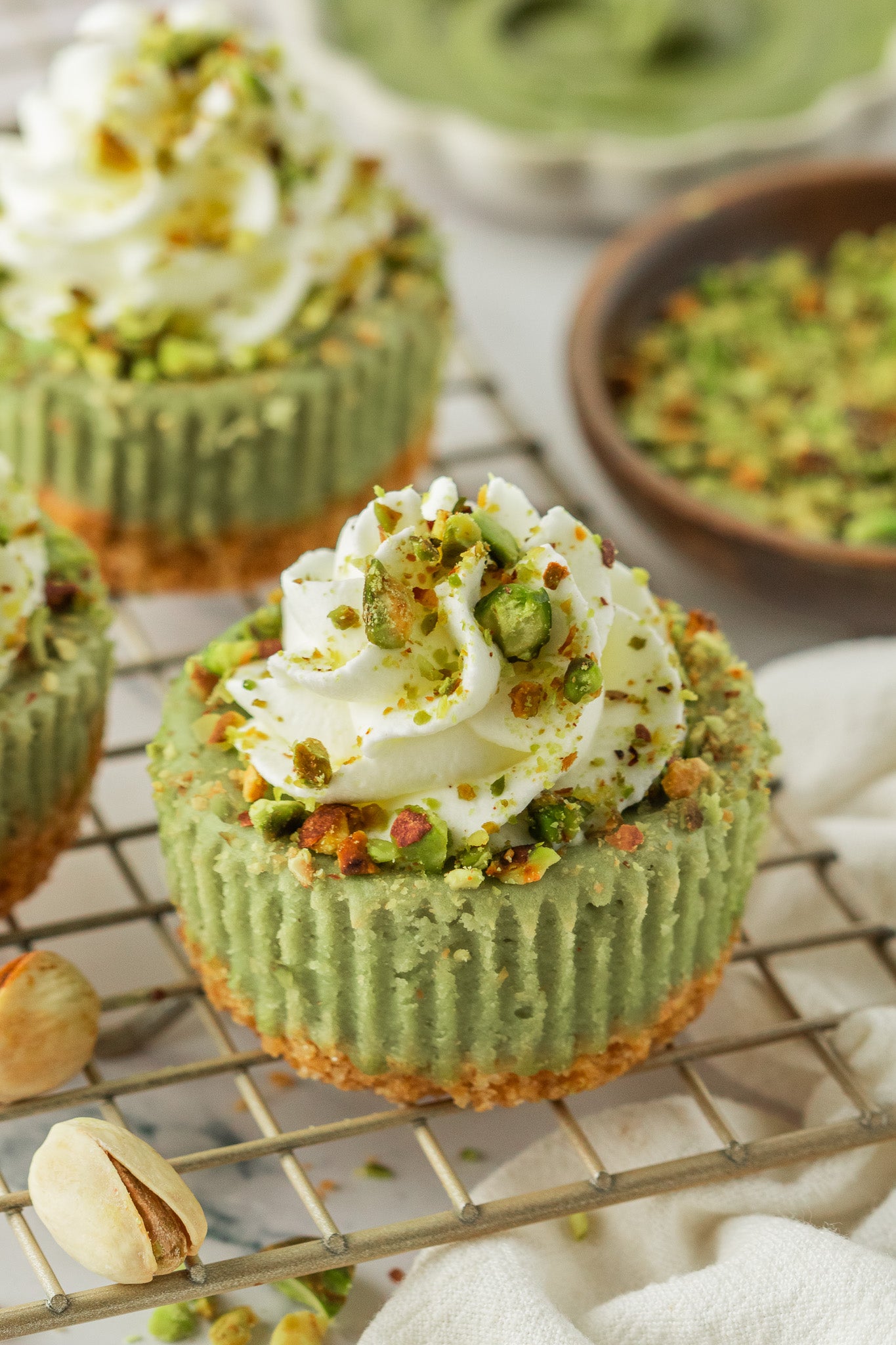 Mini Pistachio Cheesecakes- Exclusive