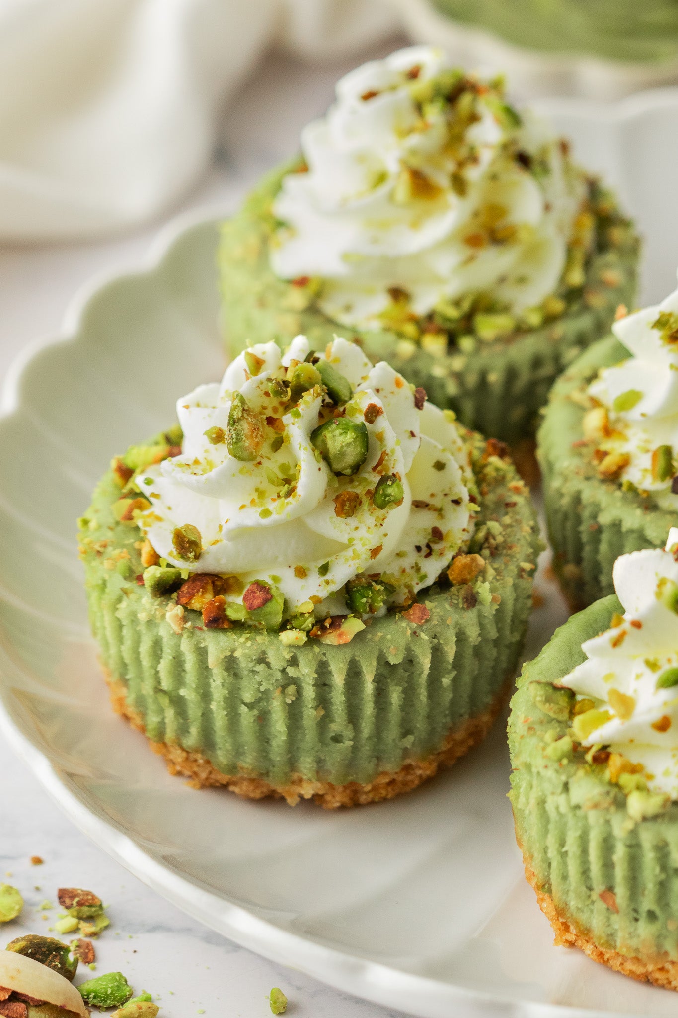Mini Pistachio Cheesecakes- Exclusive