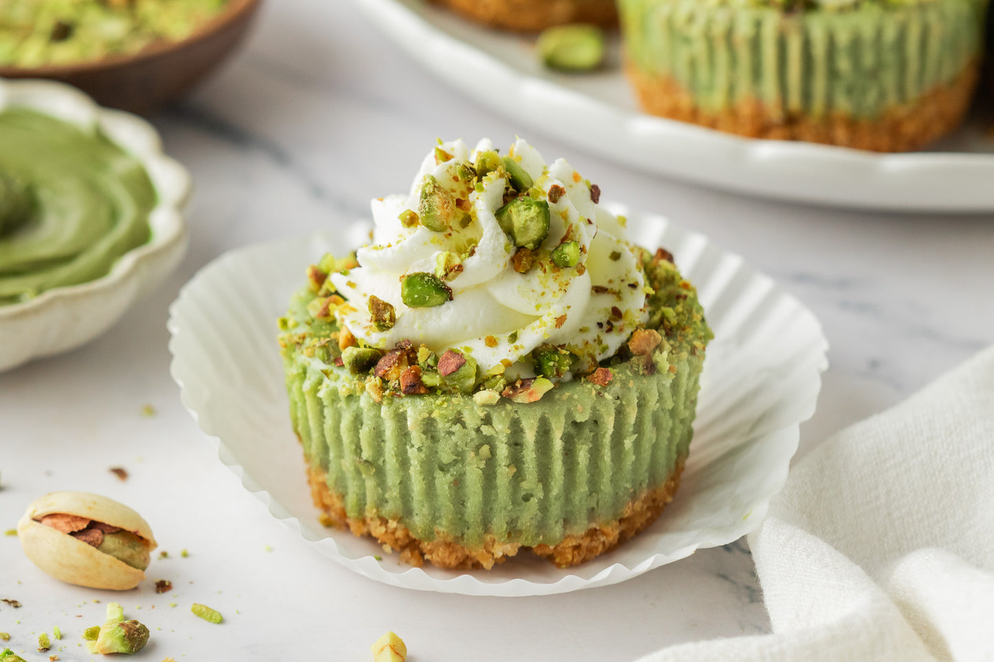 Mini Pistachio Cheesecakes- Exclusive