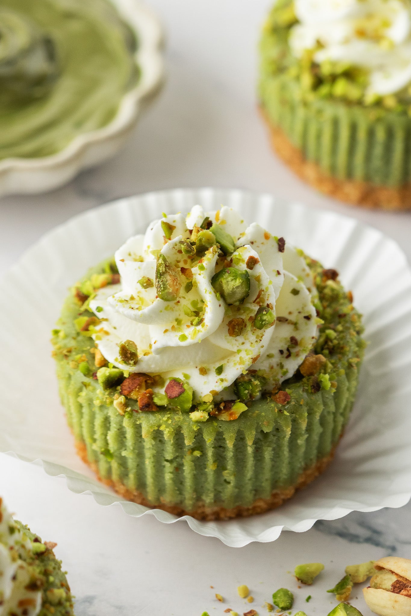 Mini Pistachio Cheesecakes- Exclusive