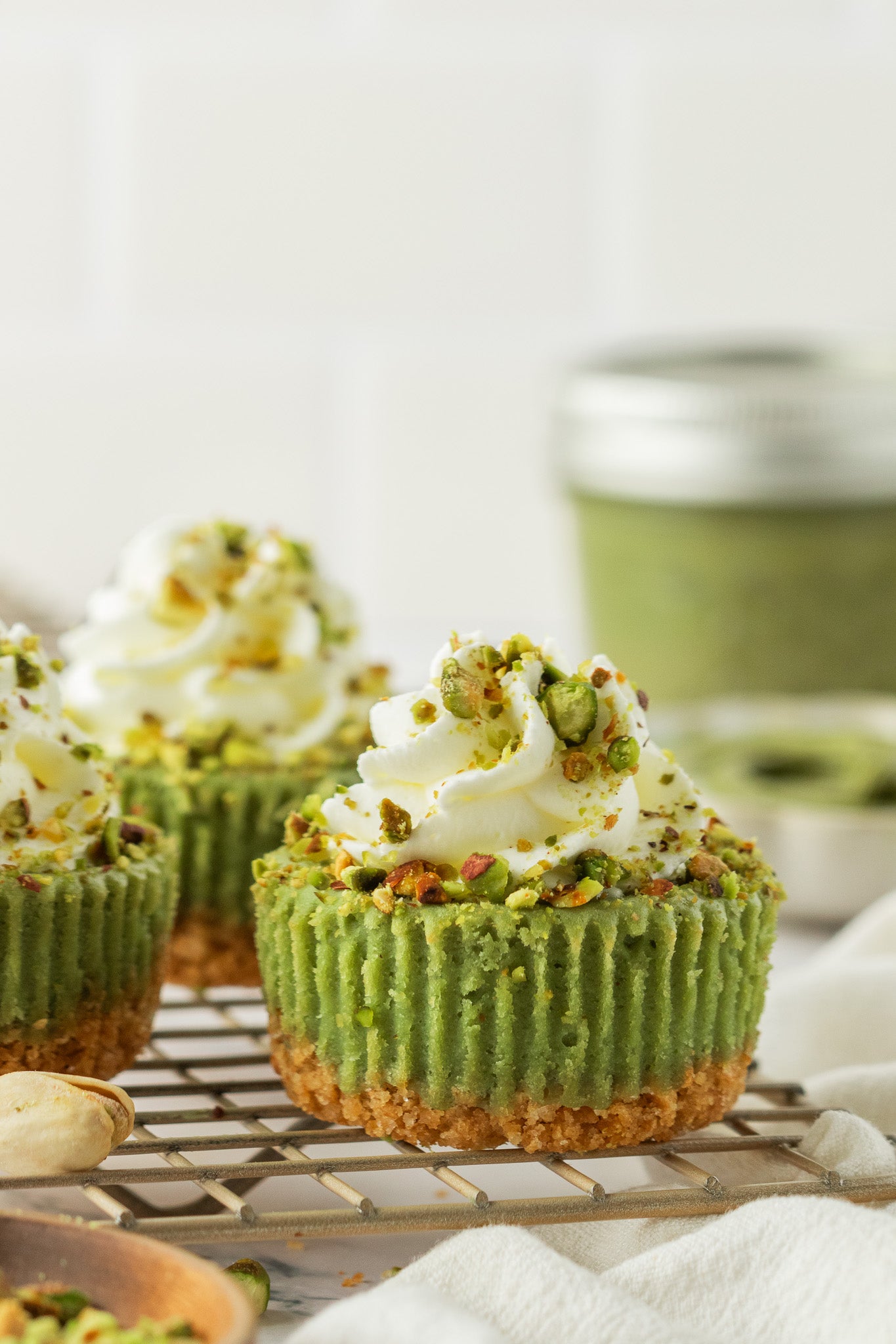 Mini Pistachio Cheesecakes- Exclusive