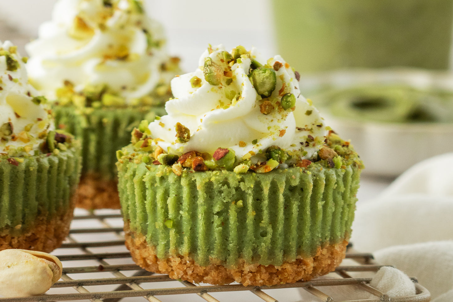 Mini Pistachio Cheesecakes- Exclusive