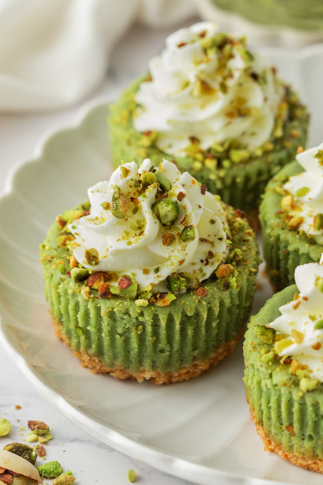 Mini Pistachio Cheesecakes- Exclusive
