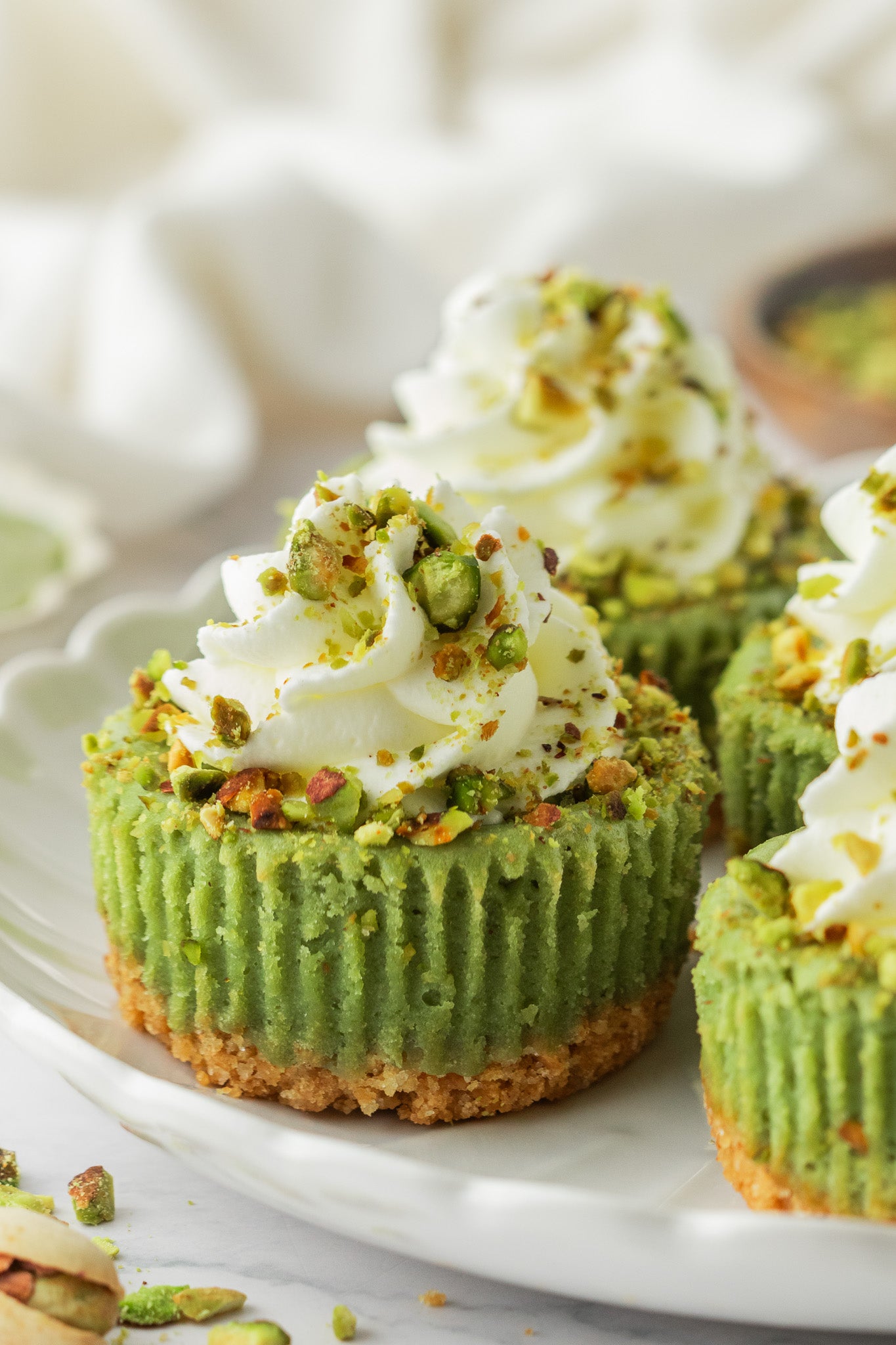 Mini Pistachio Cheesecakes- Exclusive