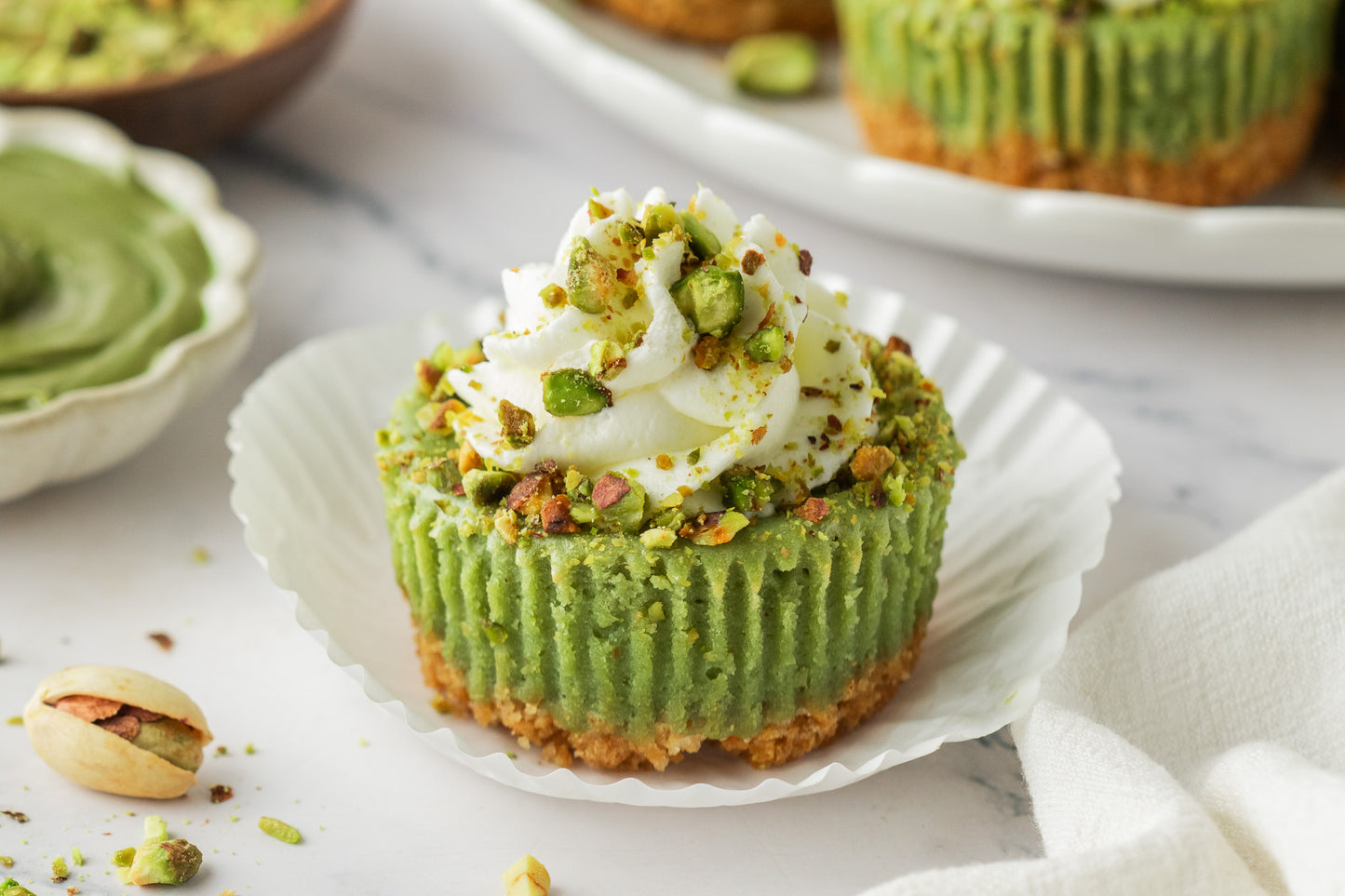 Mini Pistachio Cheesecakes- Exclusive