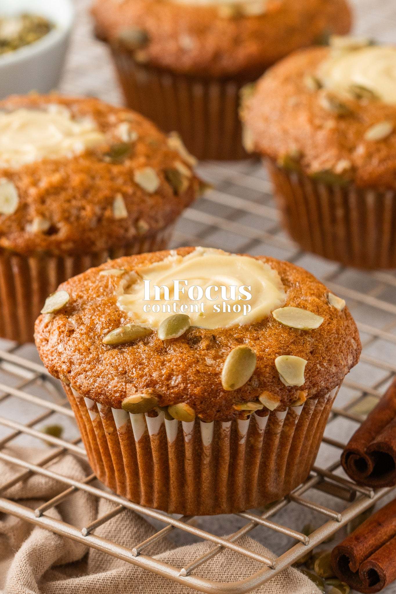 Pumpkin Cream Cheese Muffins (Starbucks Copycat)- Exclusive