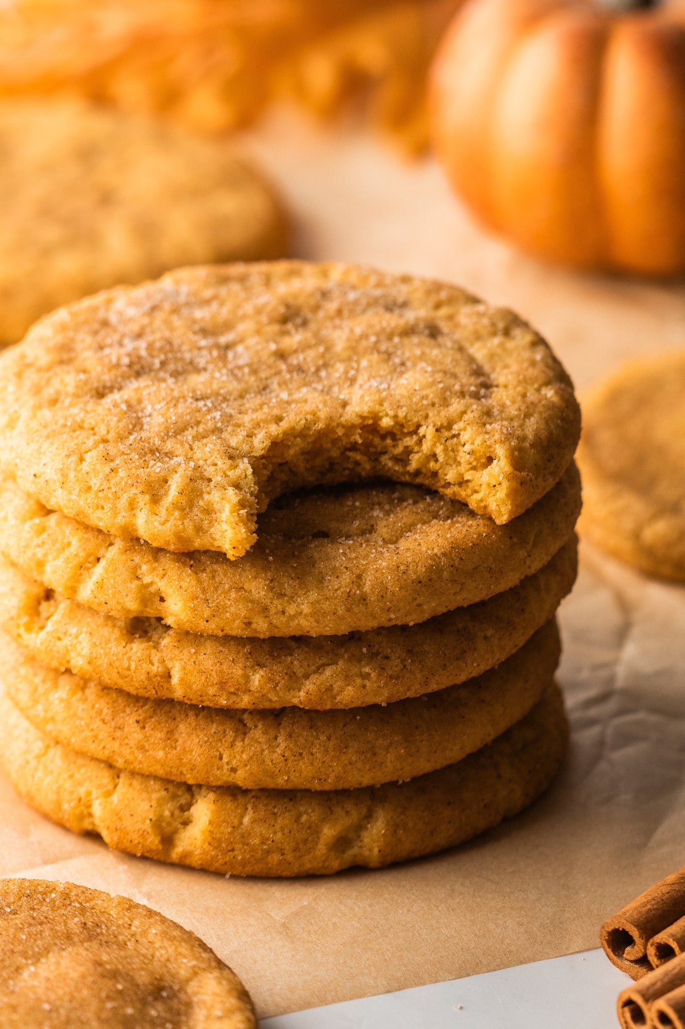 Pumpkin Snickerdoodle Cookies- Exclusive