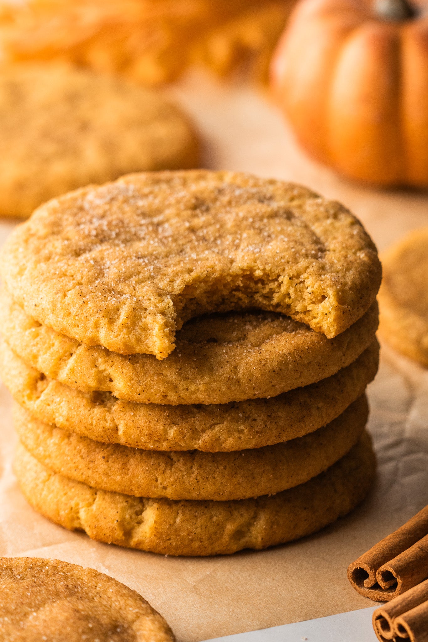 Pumpkin Snickerdoodle Cookies- Exclusive
