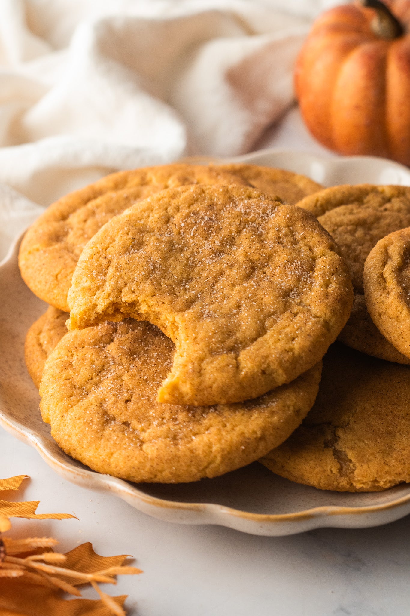 Pumpkin Snickerdoodle Cookies- Exclusive