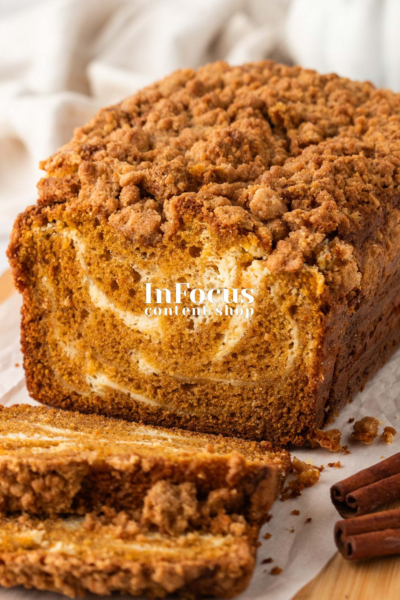 Pumpkin Cream Cheese Swirl Bread- Exclusive