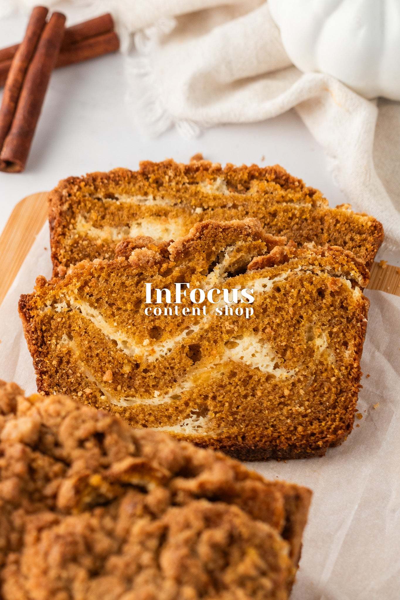 Pumpkin Cream Cheese Swirl Bread- Exclusive