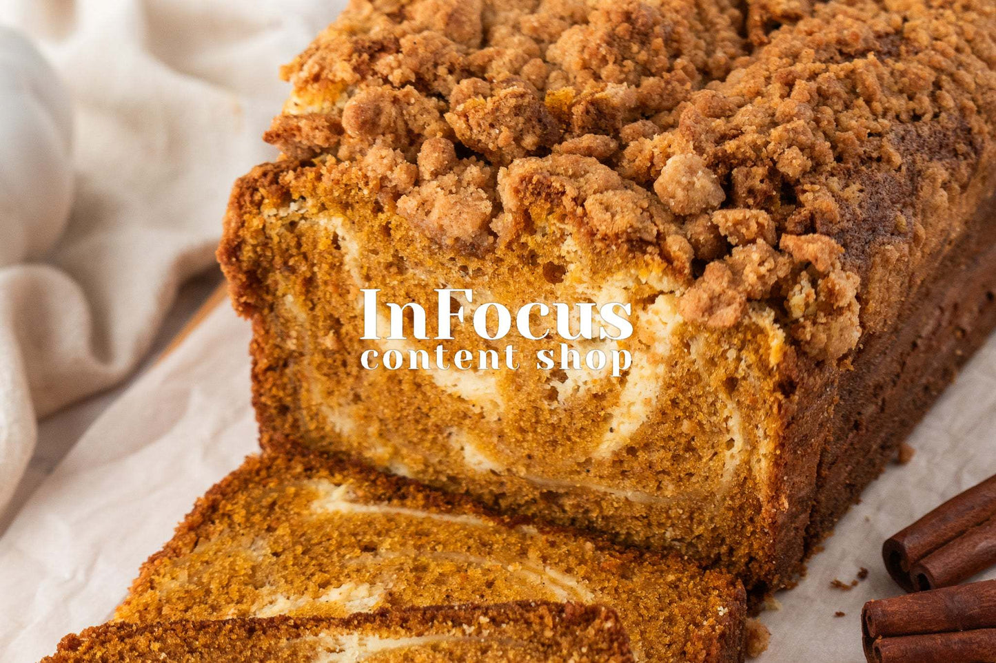 Pumpkin Cream Cheese Swirl Bread- Exclusive