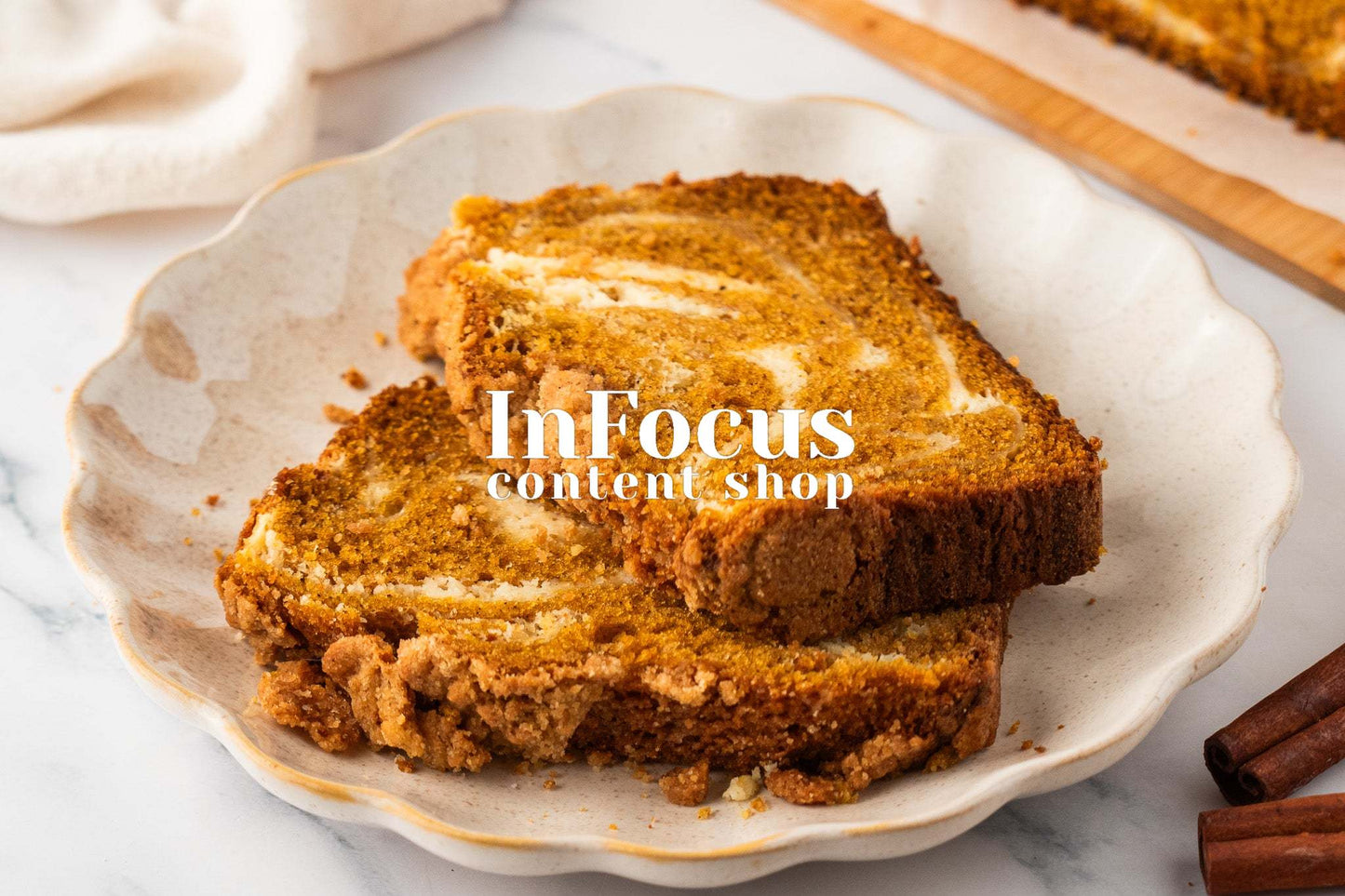 Pumpkin Cream Cheese Swirl Bread- Exclusive
