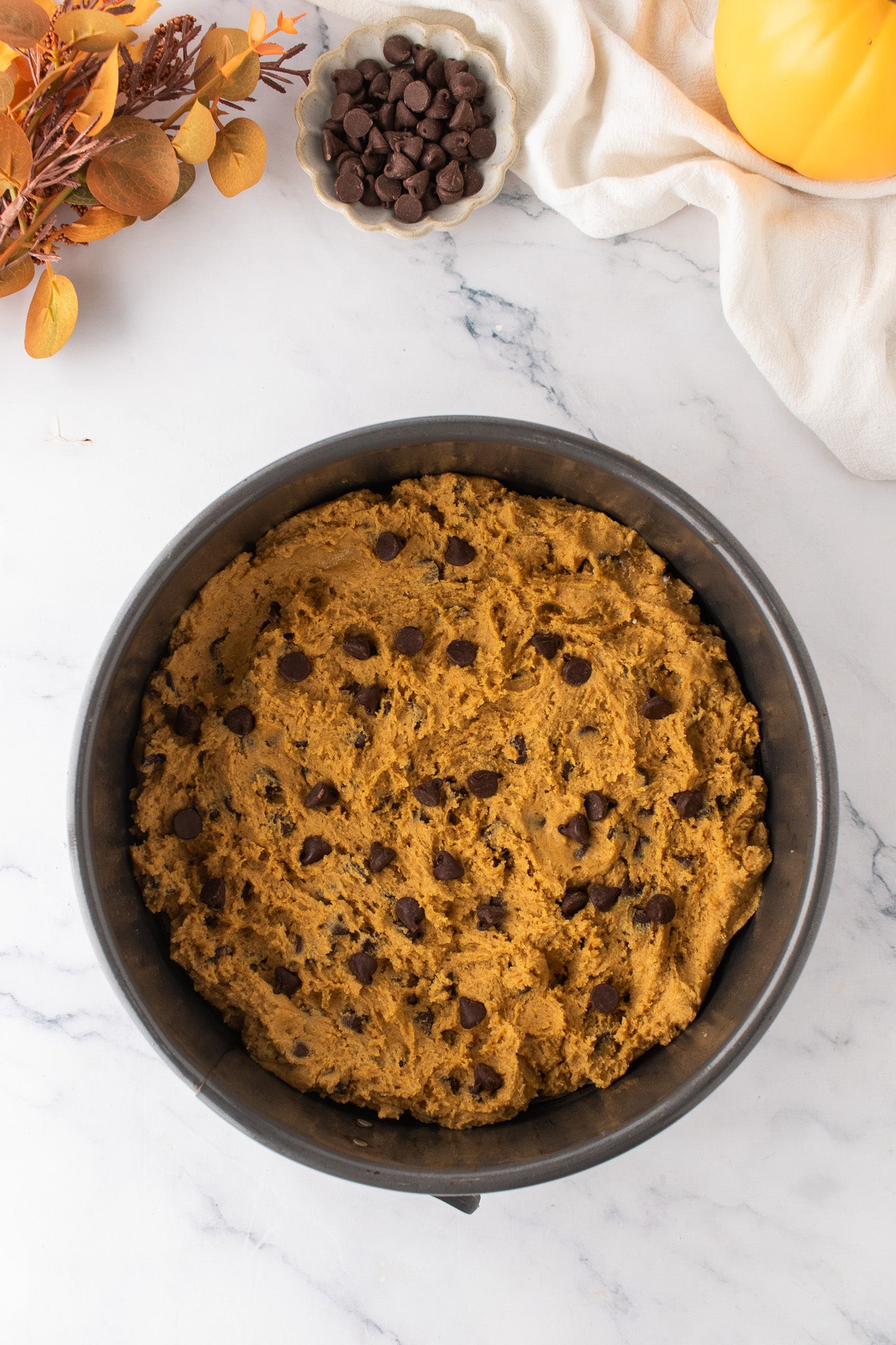 Pumpkin Chocolate Chip Cookie Cake- Exclusive
