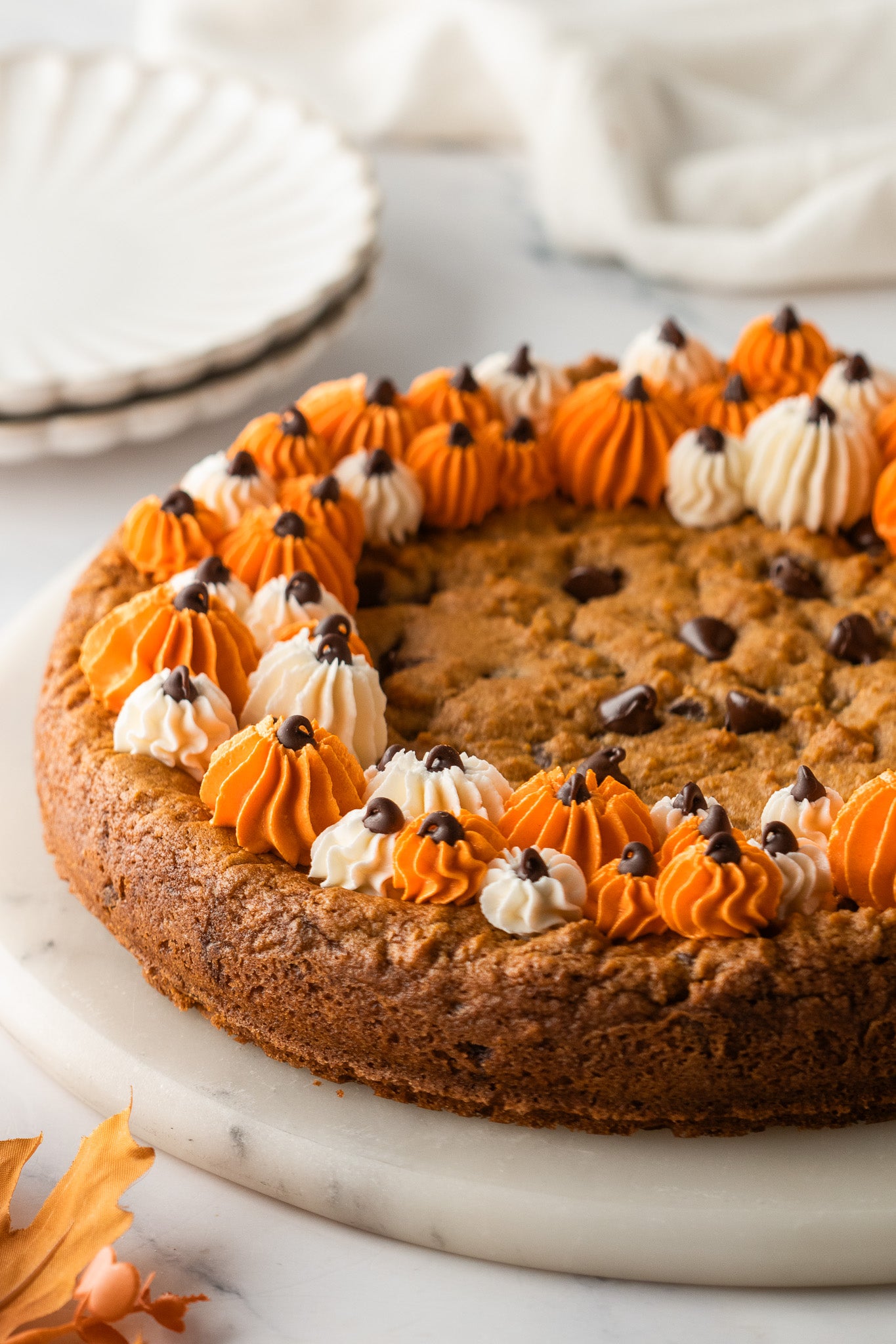 Pumpkin Chocolate Chip Cookie Cake- Exclusive