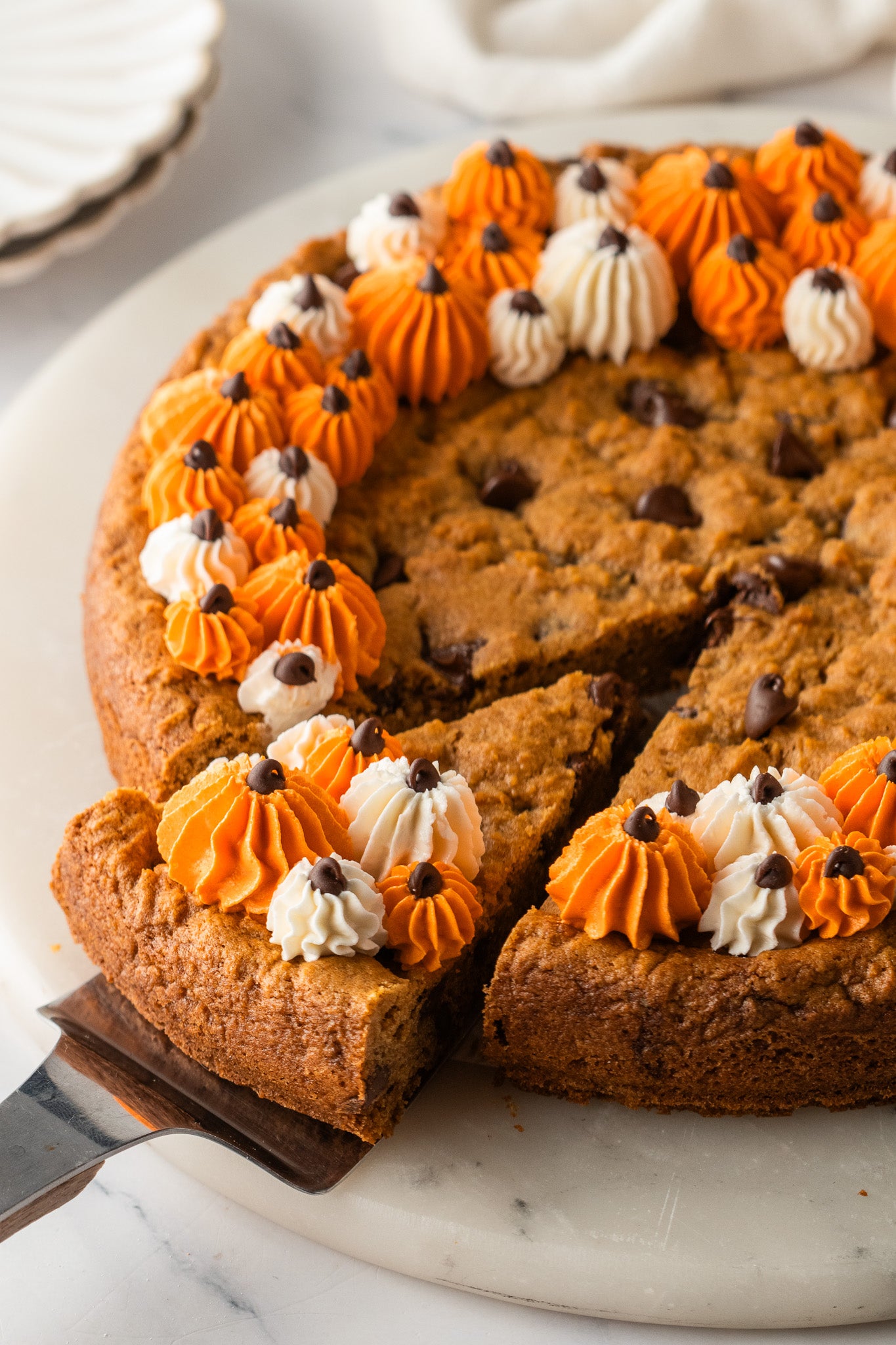 Pumpkin Chocolate Chip Cookie Cake- Exclusive