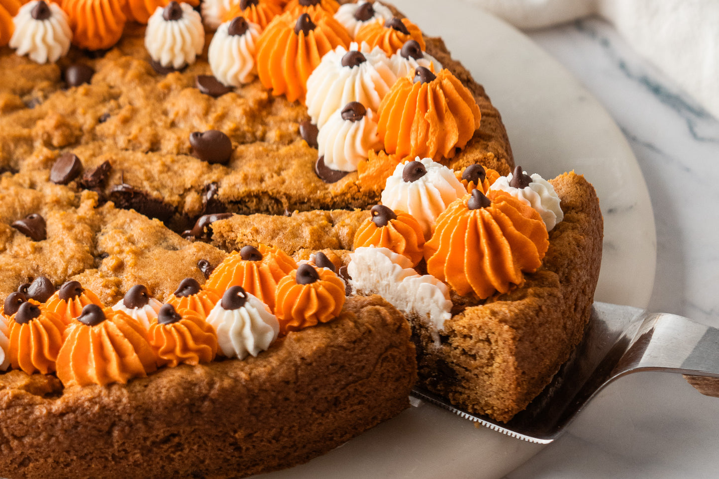 Pumpkin Chocolate Chip Cookie Cake- Exclusive