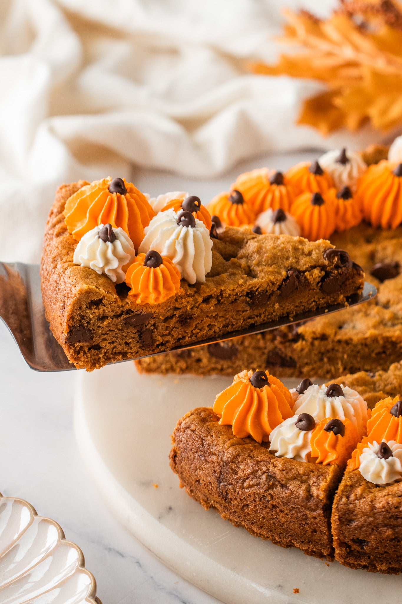 Pumpkin Chocolate Chip Cookie Cake- Exclusive