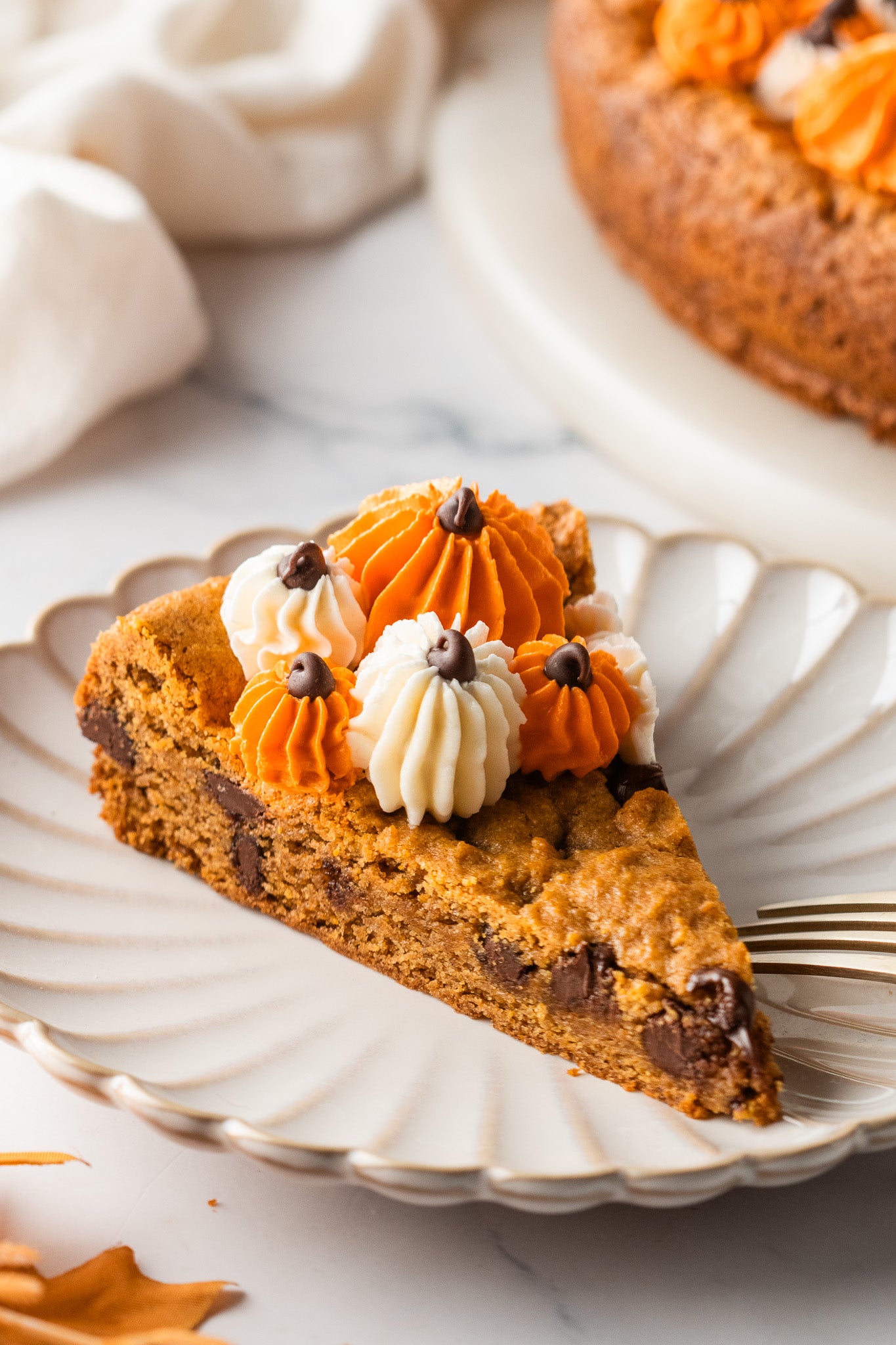 Pumpkin Chocolate Chip Cookie Cake- Exclusive