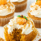 Pumpkin Cupcakes + Marzipan Pumpkins- Exclusive Bundle