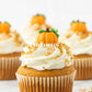 Pumpkin Cupcakes + Marzipan Pumpkins- Exclusive Bundle