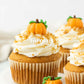 Pumpkin Cupcakes + Marzipan Pumpkins- Exclusive Bundle