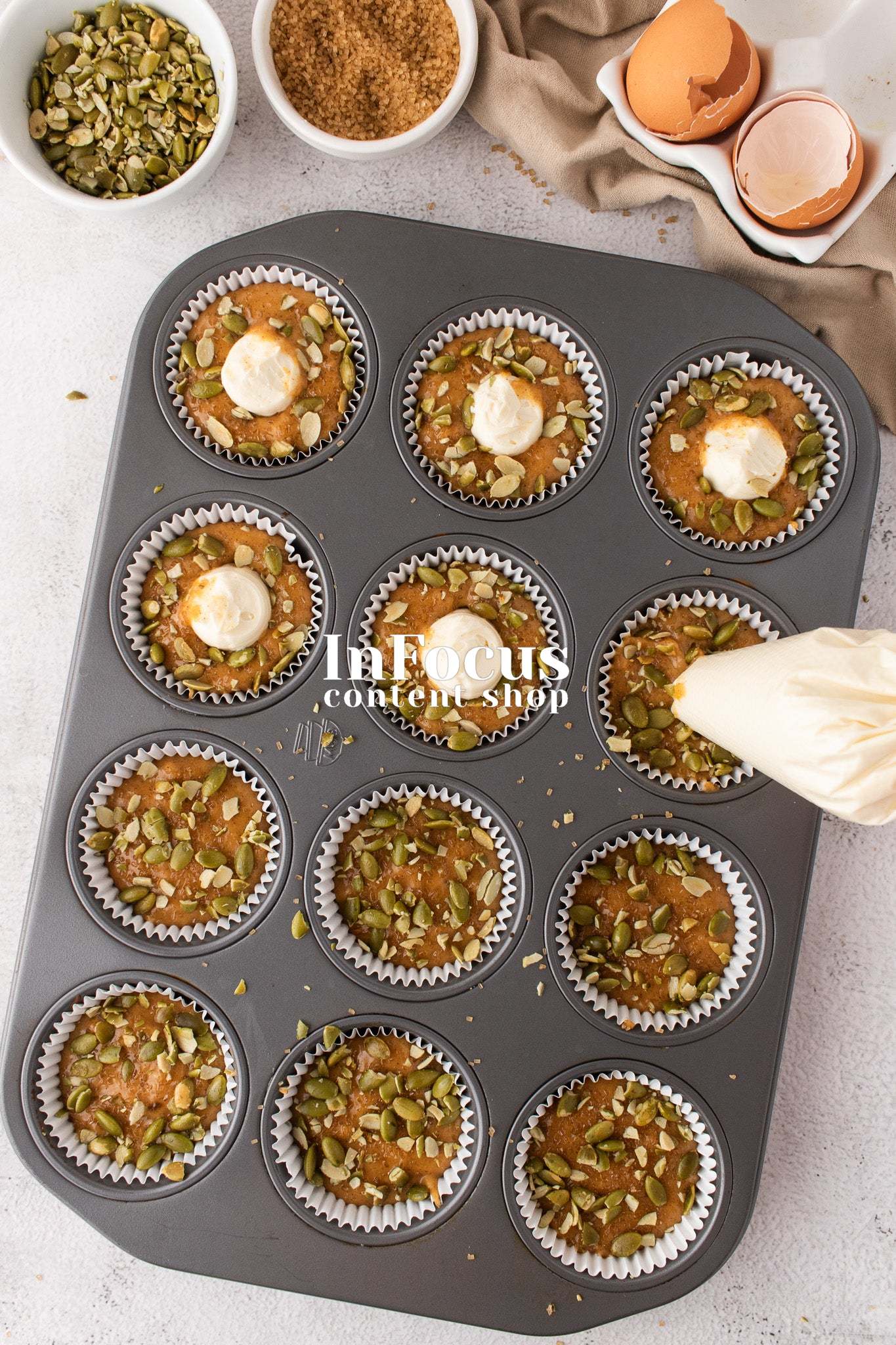 Pumpkin Cream Cheese Muffins (Starbucks Copycat)- Exclusive