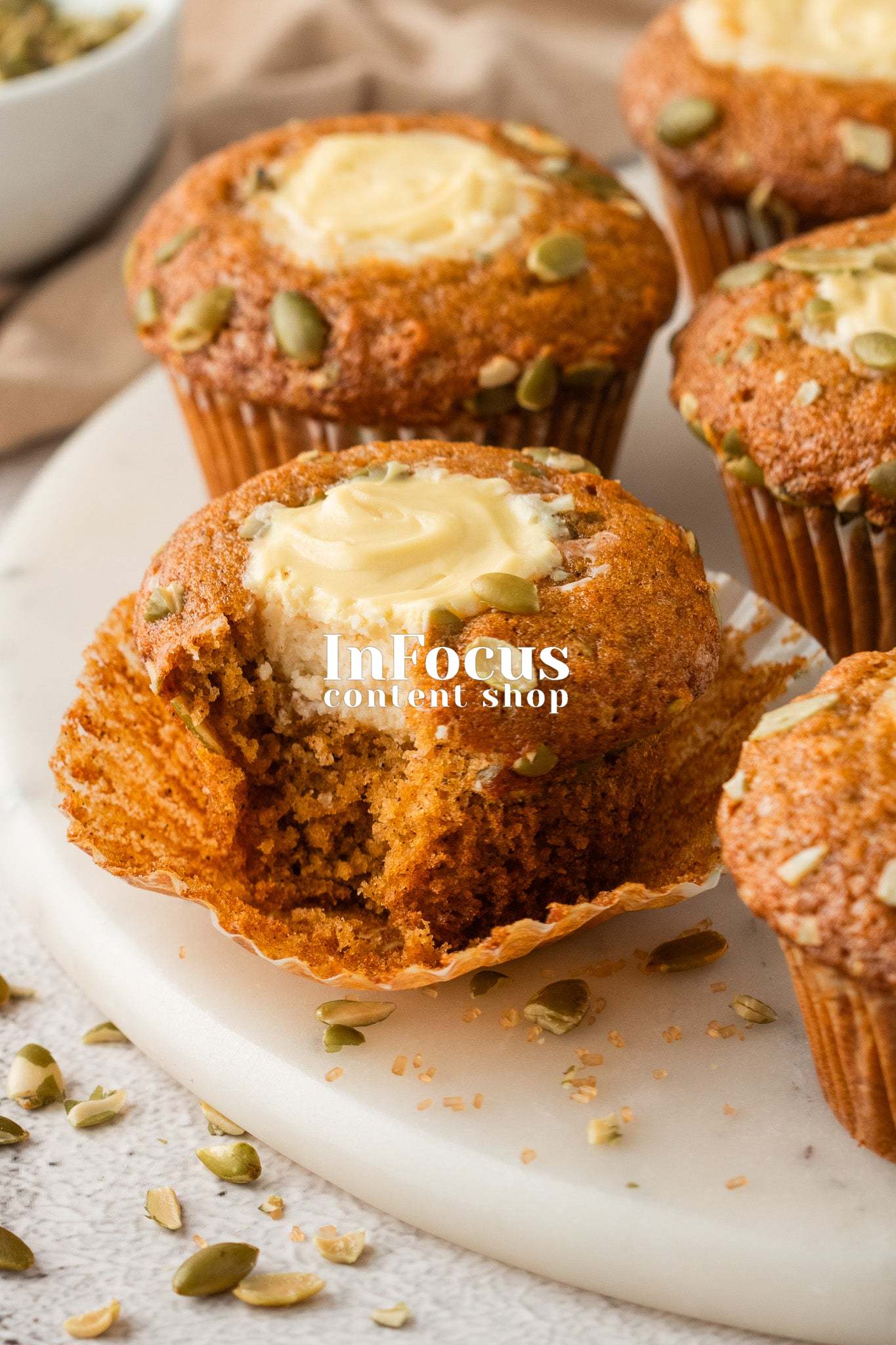 Pumpkin Cream Cheese Muffins (Starbucks Copycat)- Exclusive