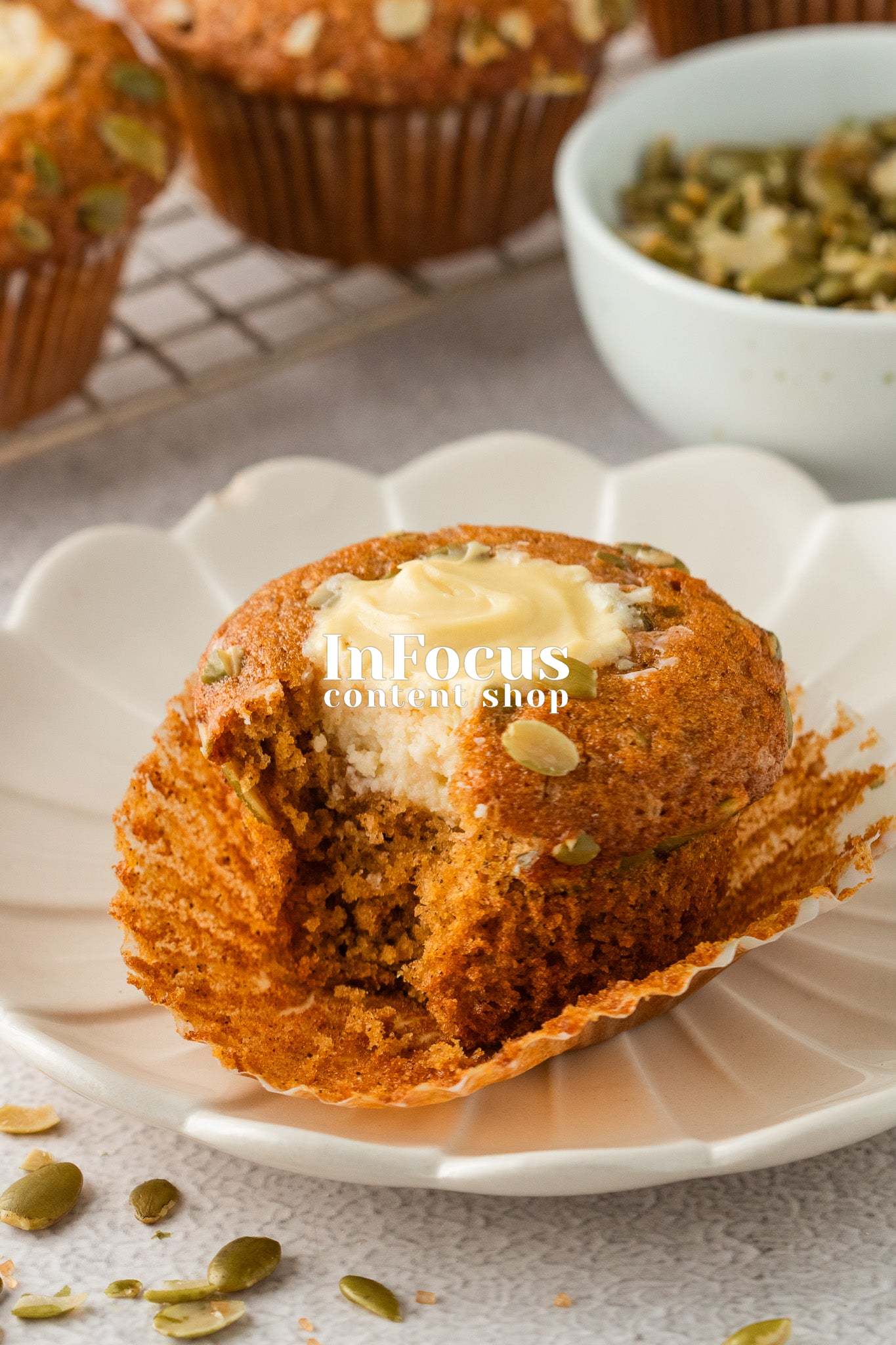 Pumpkin Cream Cheese Muffins (Starbucks Copycat)- Exclusive