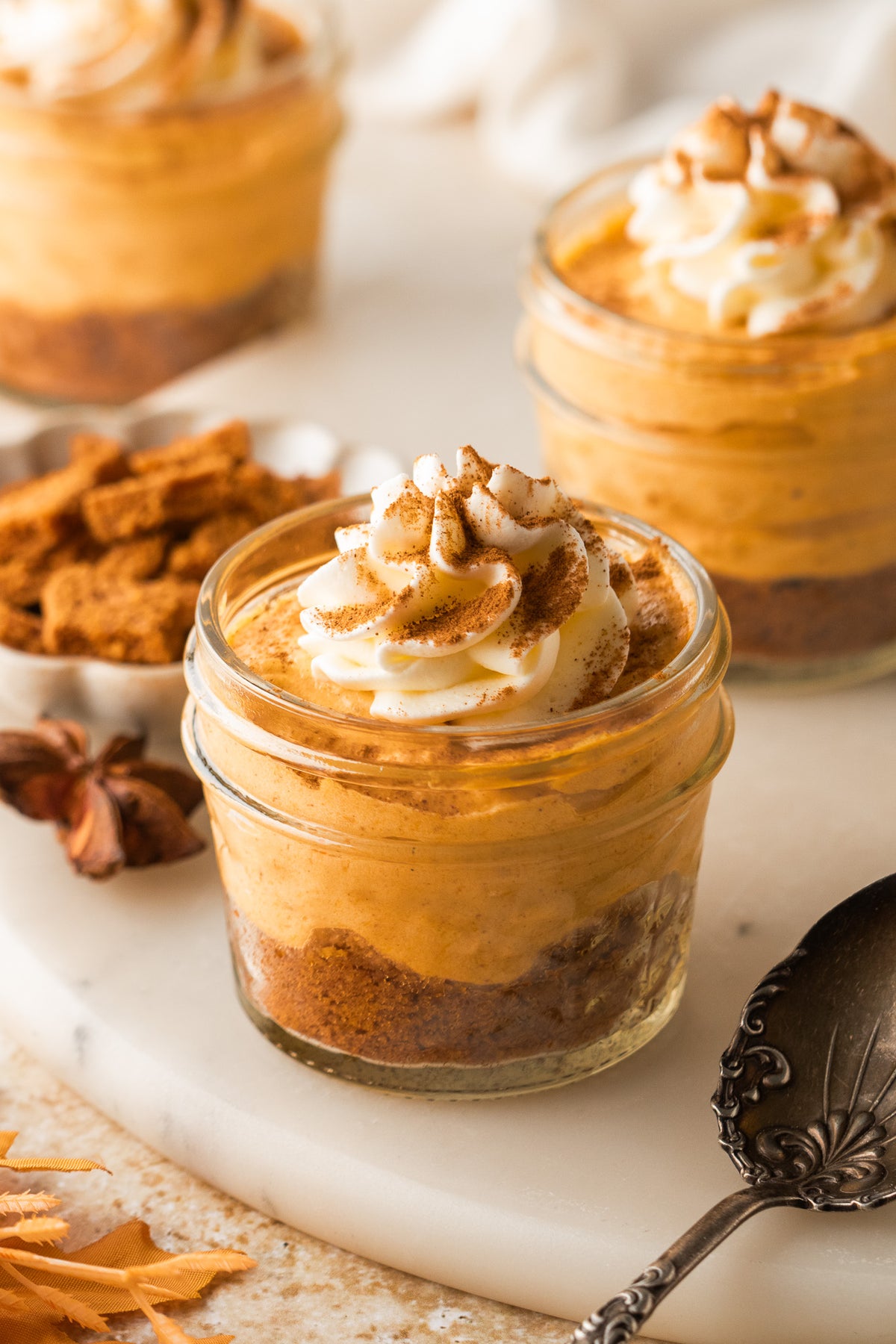 No-Bake Pumpkin Pie Jars- Exclusive