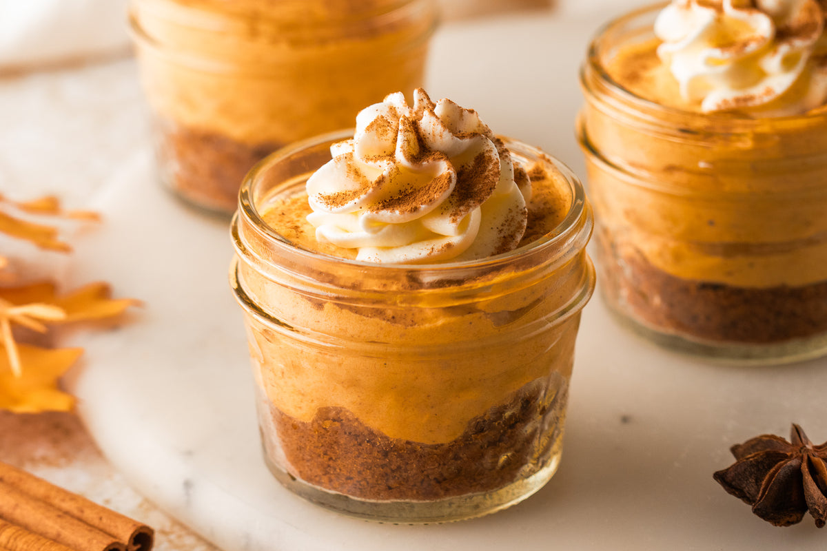 No-Bake Pumpkin Pie Jars- Exclusive