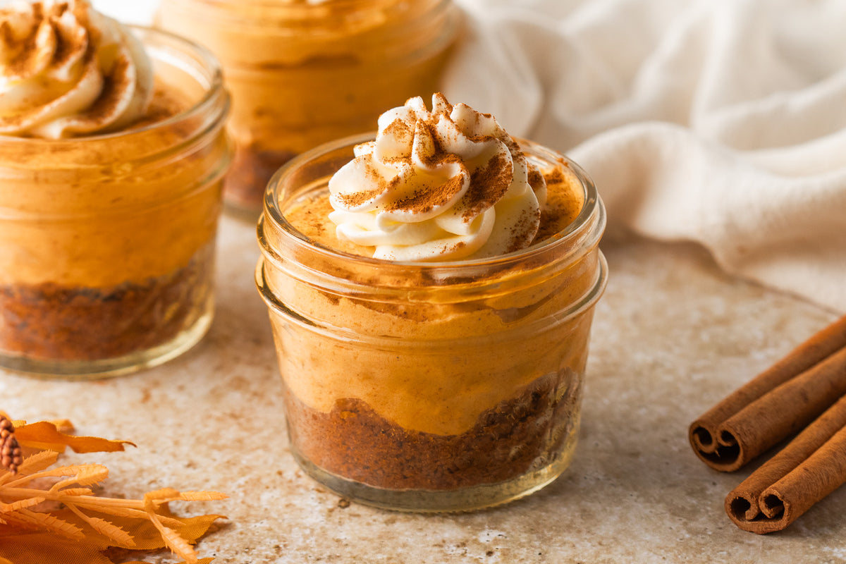 No-Bake Pumpkin Pie Jars- Exclusive